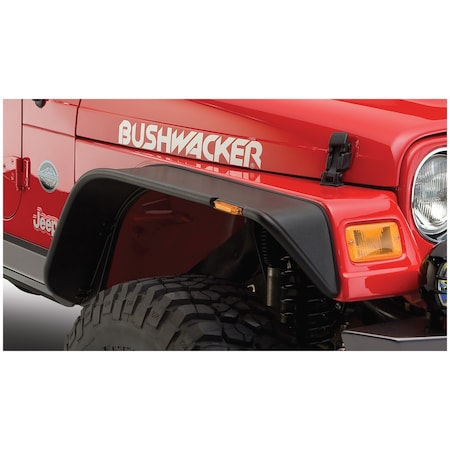 97-06 WRANGLER TJ/04-06 UNLIMITED LJ FLAT STYLE FENDER FLARES - FRONT